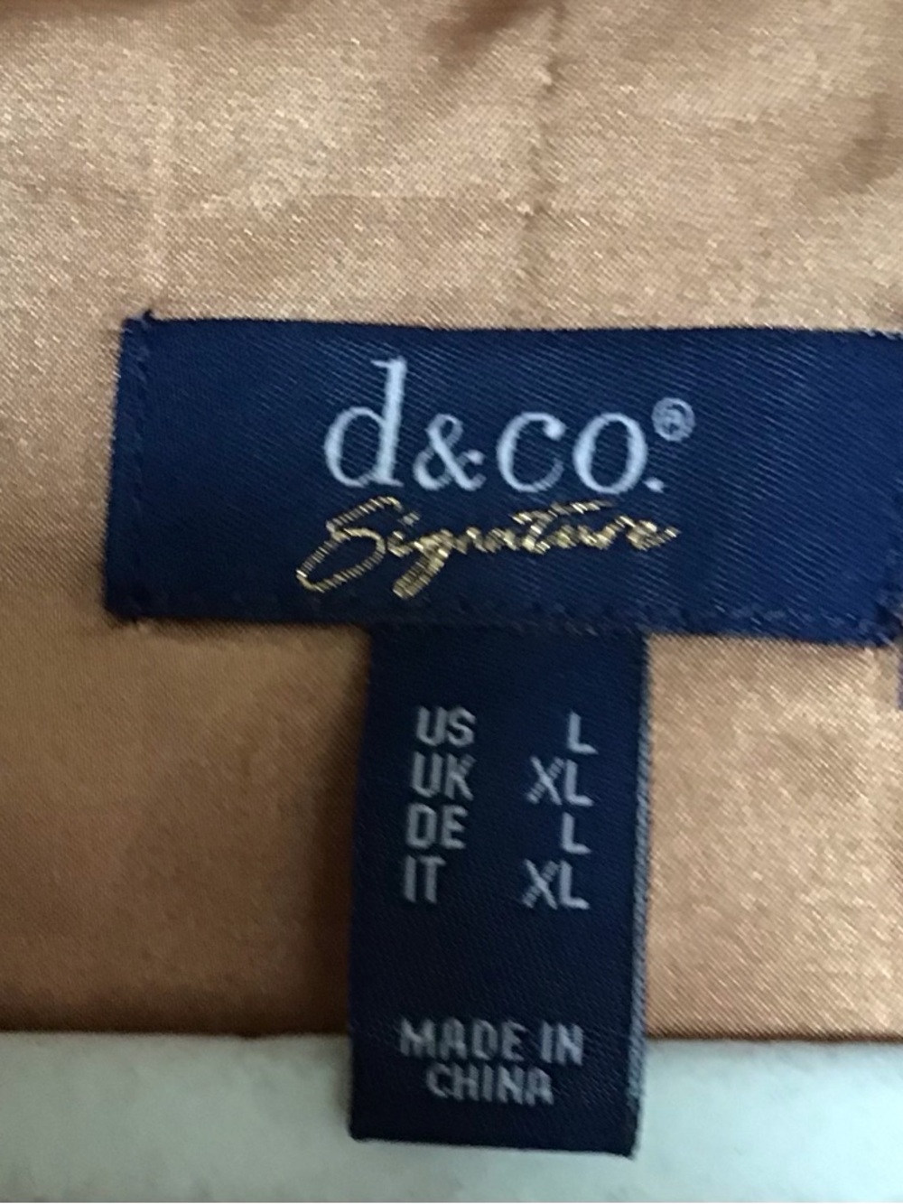 Denim&Co Tan Quilted Faux Leather Jacket - Picture 2 of 6